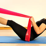 Workout mit Theraband